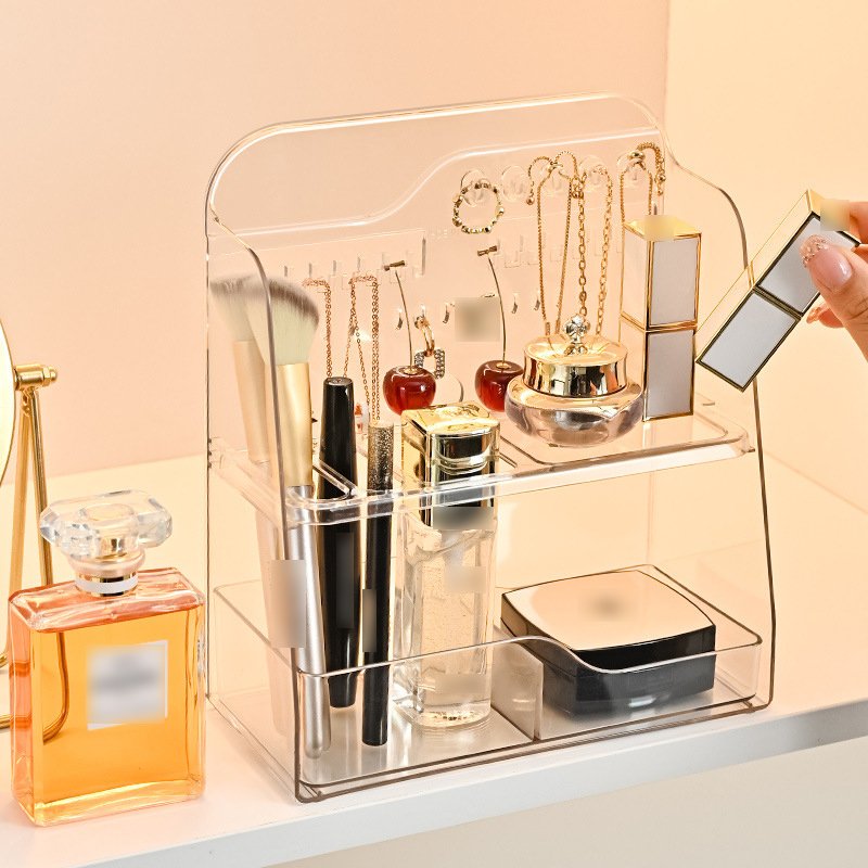 Bathroom Multifunction Toiletry Make Up Makeup Bag Organizer Cosmetics Plastic Containers Makeup Organizer