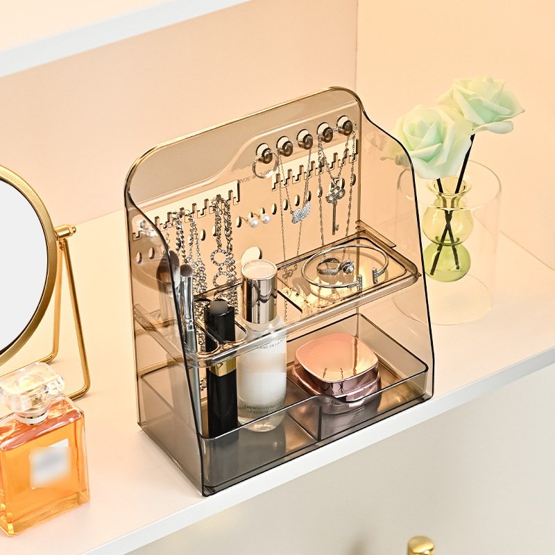Bathroom Multifunction Toiletry Make Up Makeup Bag Organizer Cosmetics Plastic Containers Makeup Organizer