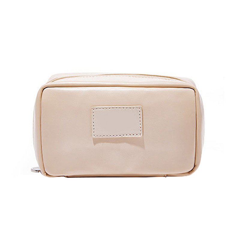 custom logo Waterproof Portable PU Leather Frosted pink TPU Travel Toiletry Case Cosmetic Bag PVC makeup bag
