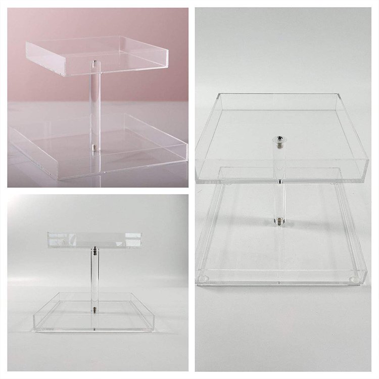 High Quality 3 Tier Acrylic Makeup Perfume Tray Organizer