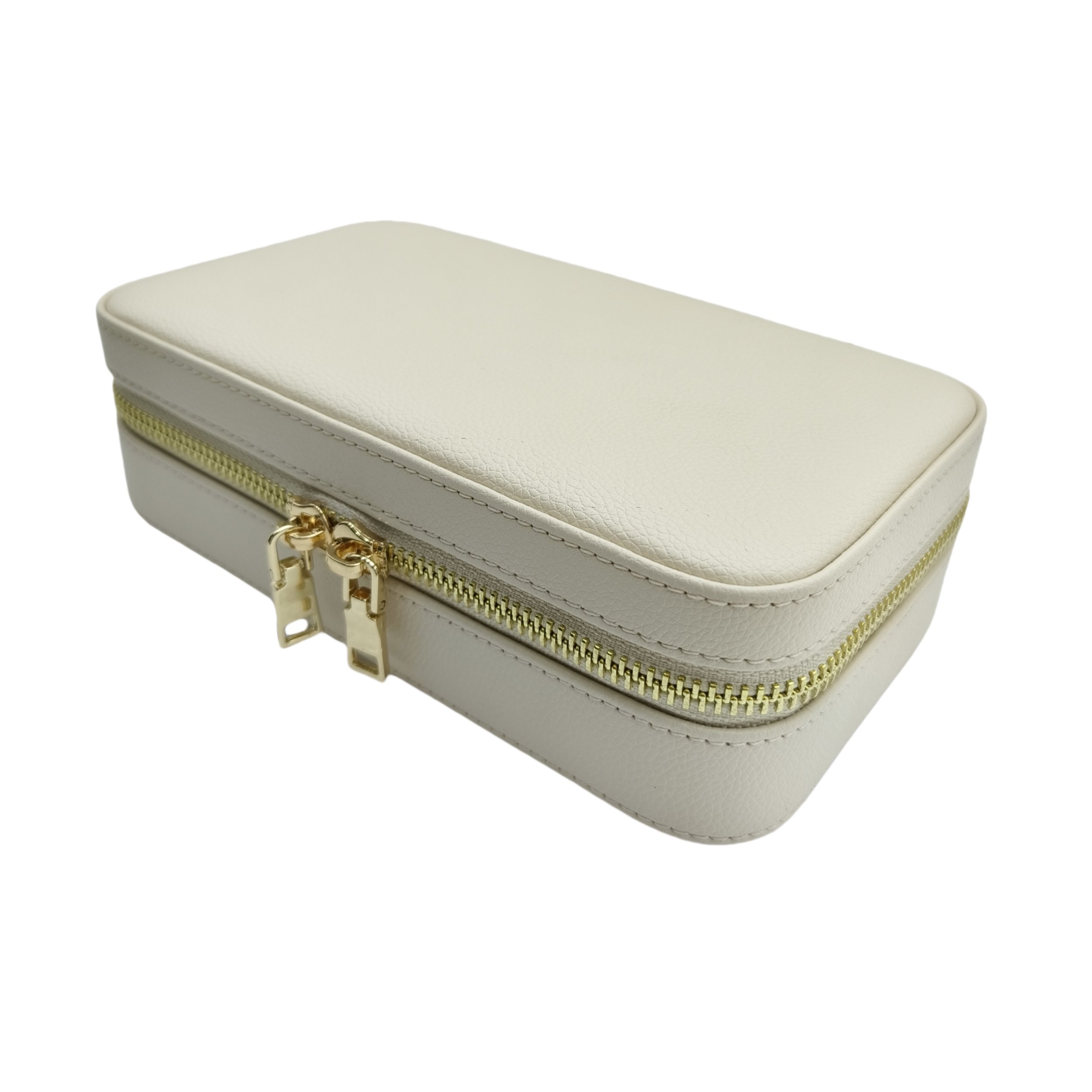 New Arrival High End Normcore Jewelry Travel Case Girls Makeup Organizers Zip Lock Cosmetic Packaging Box Jewelry Box