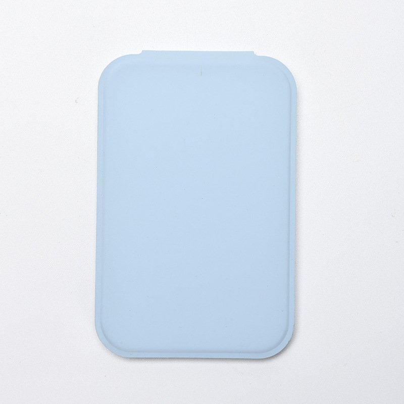Mini Tabletop Portable Foldable Vanity Mirror Pocket Size with PU Leather Case Travel Cosmetic Mirror