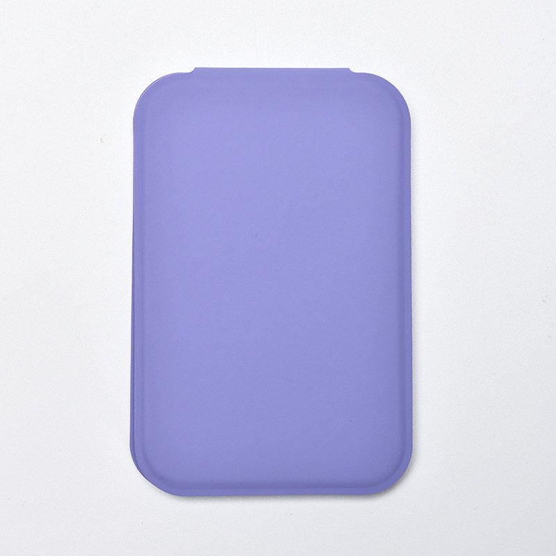 Mini Tabletop Portable Foldable Vanity Mirror Pocket Size with PU Leather Case Travel Cosmetic Mirror
