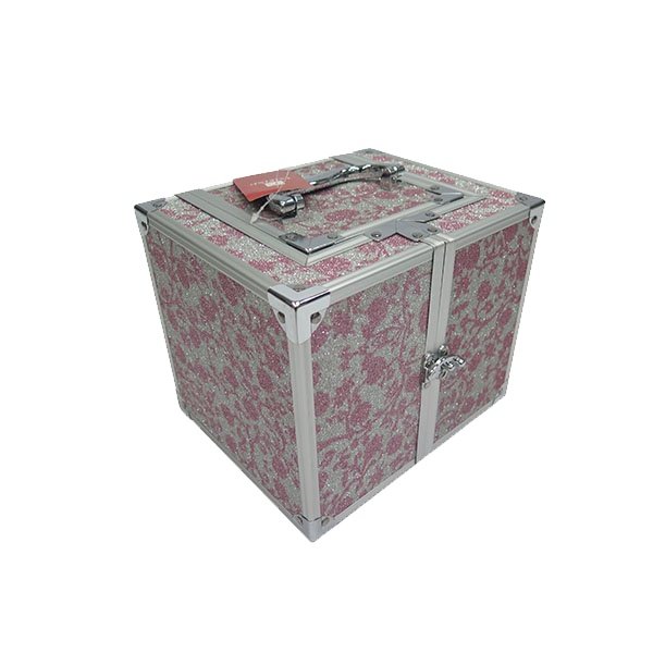 2024 Travel Makeup Bag Portable Cosmetic Organizer Train Case