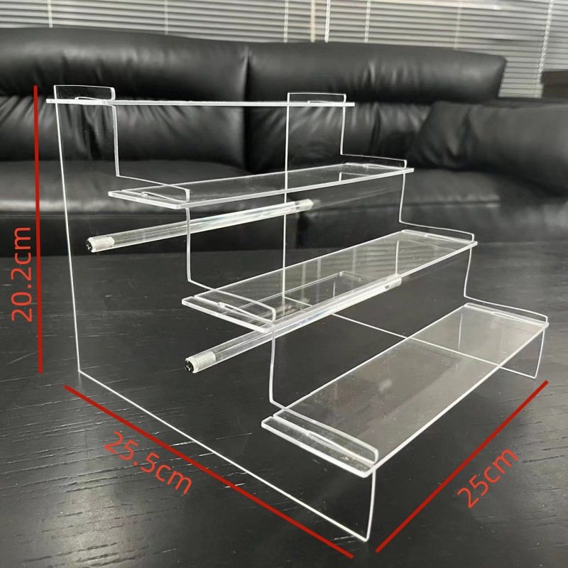 Acrylic Display Risers Perfume Organizer Stand Display Stand Makeup Organizer Skincare Organizers Tiered Display Shelf Risers