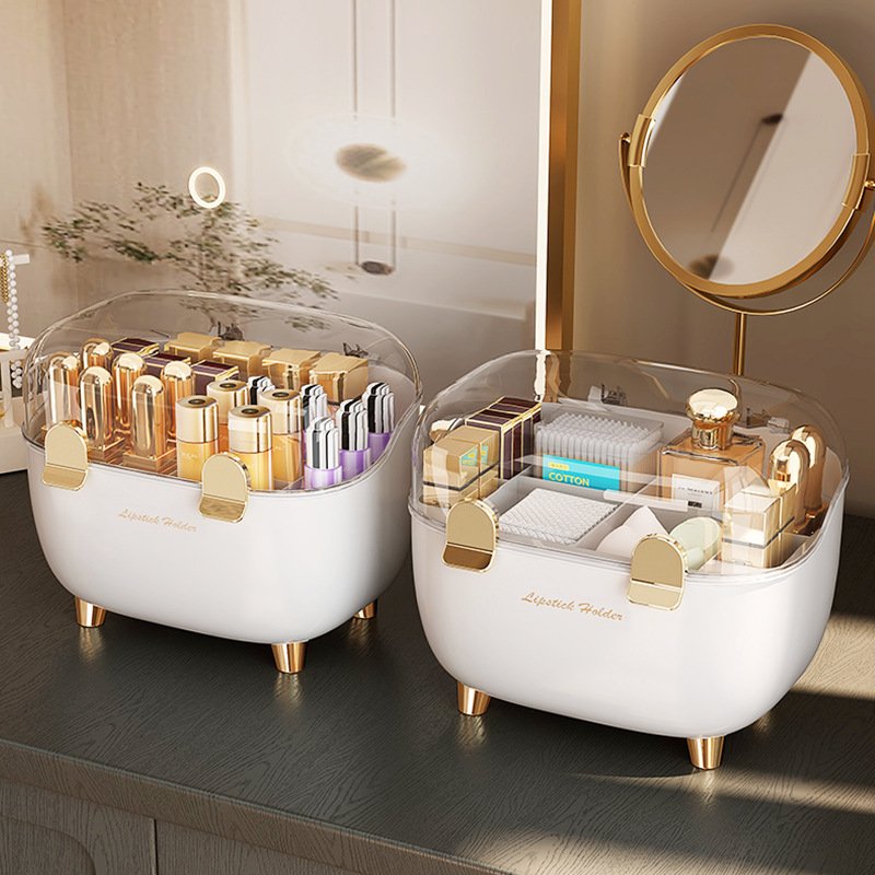 Royaumann Premium Acrylic Cosmetics Storage Makeup Organizer Multi-layer Cosmetics Container for Dresser