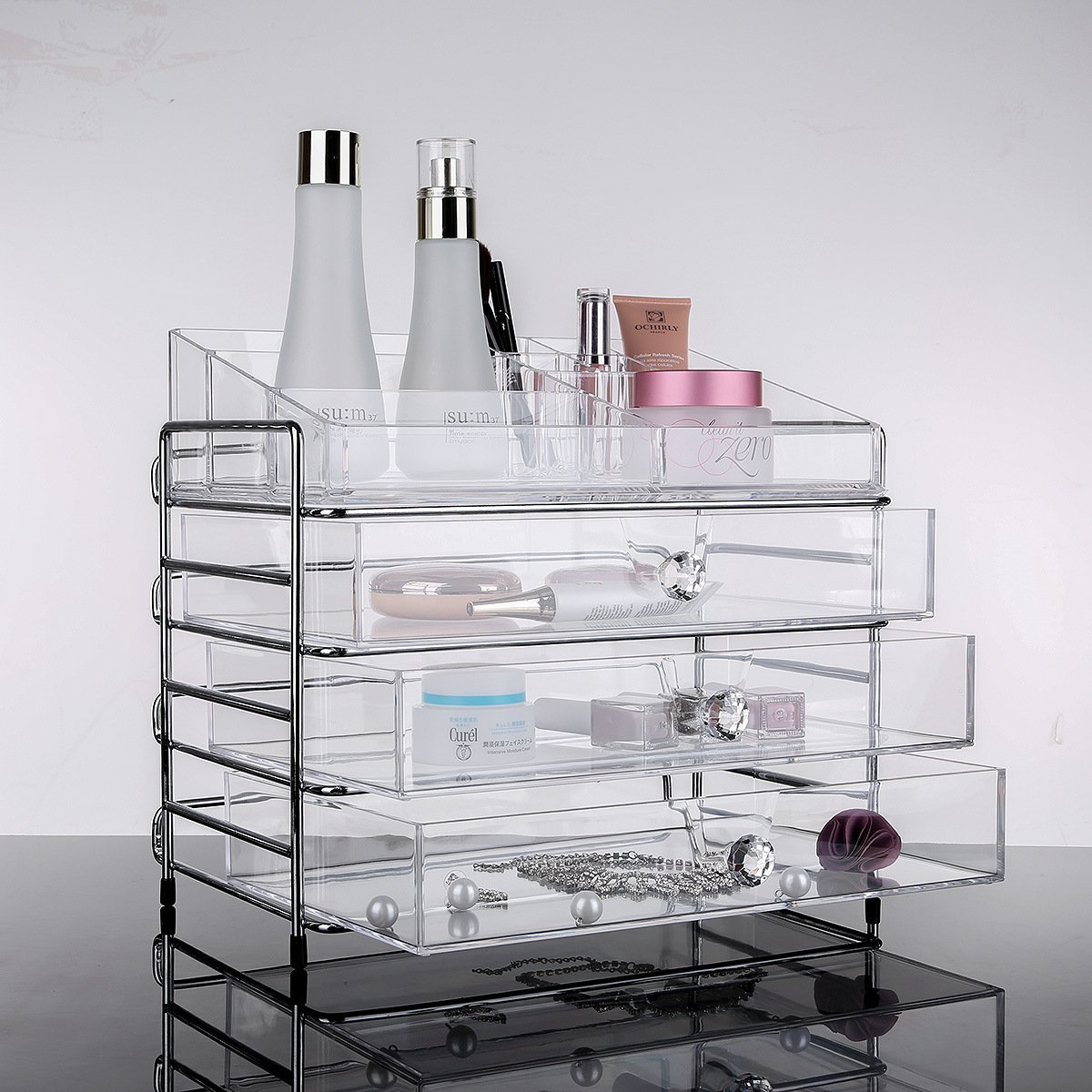 Best Sellers travel jewelry organizer Perfume Holder Countertop Cosmetic Display Cases nail polish With factory best