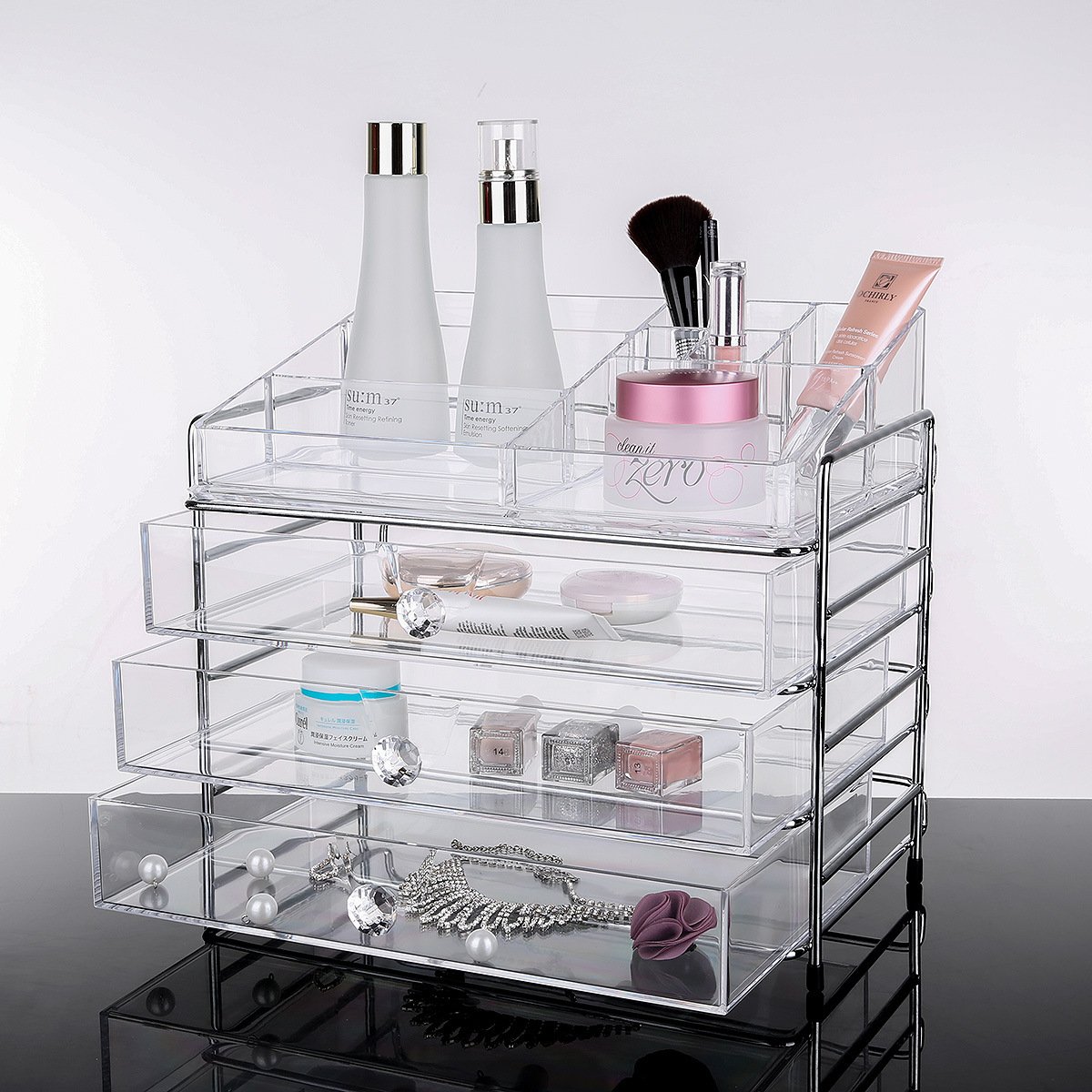 Best Sellers travel jewelry organizer Perfume Holder Countertop Cosmetic Display Cases nail polish With factory best