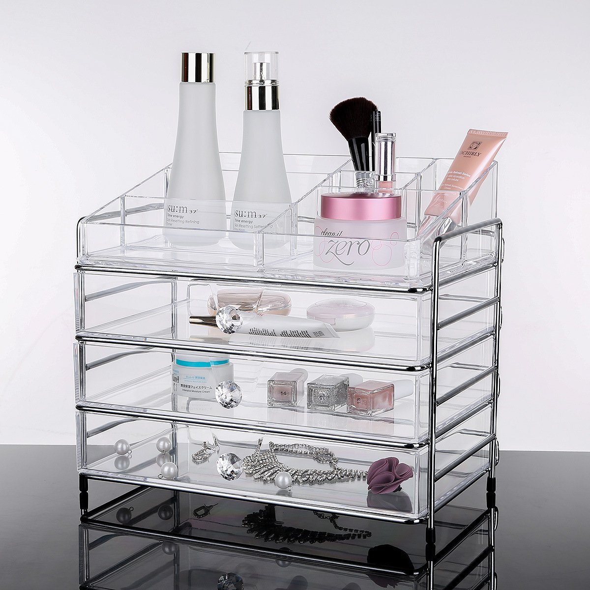 Best Sellers travel jewelry organizer Perfume Holder Countertop Cosmetic Display Cases nail polish With factory best