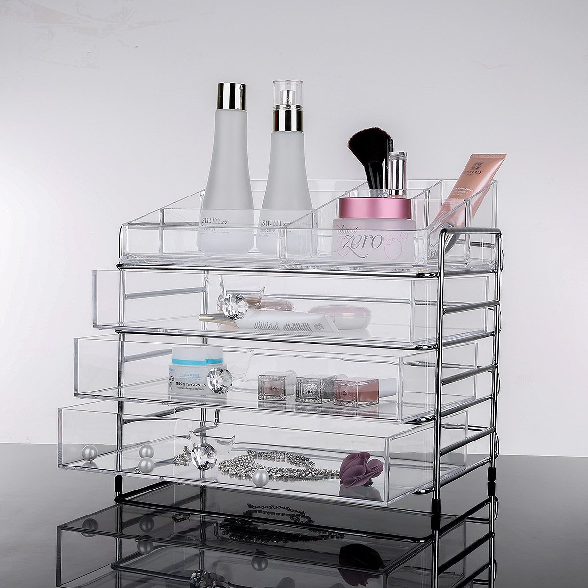Best Sellers travel jewelry organizer Perfume Holder Countertop Cosmetic Display Cases nail polish With factory best