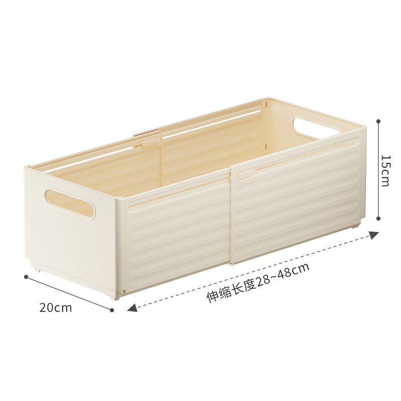 Desk organizer home organizer stackable retractable clothes storage box plastic drawer type desktop storage basket with handle