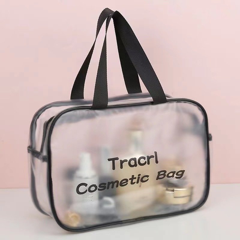 Portable Women Travel Waterproof Adjustable Light Cosmetic Organize Make Up Train Case Makeup Bag With Led Mirror