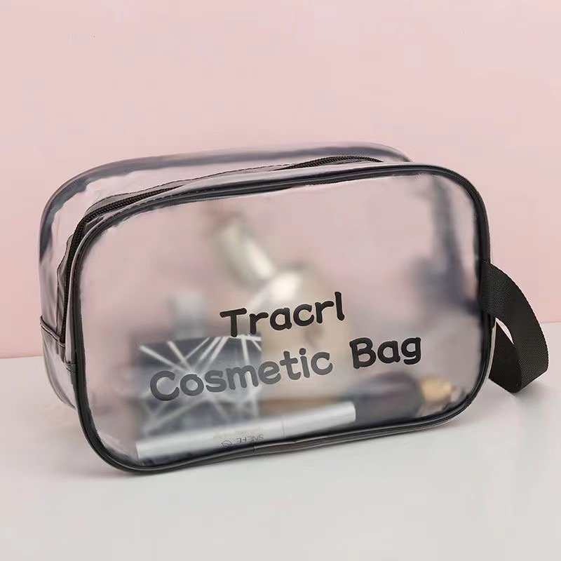 Portable Women Travel Waterproof Adjustable Light Cosmetic Organize Make Up Train Case Makeup Bag With Led Mirror