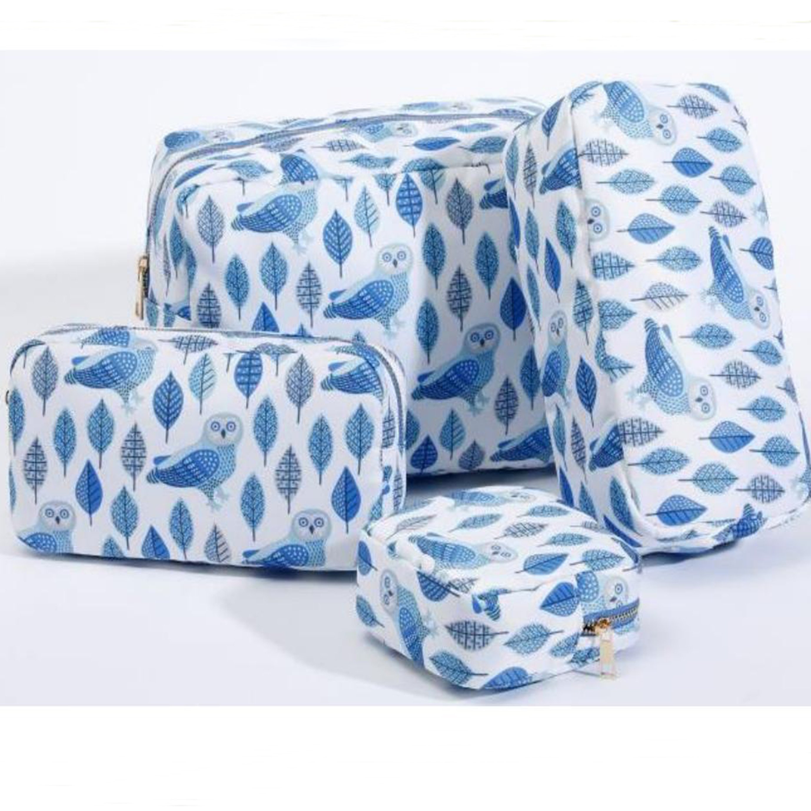 Top Hot Sale Stock Printed Nylon Waterproof Makeup Organizer Bag Pouch Bag Cosmetic Zipper Cosmetic Bag
