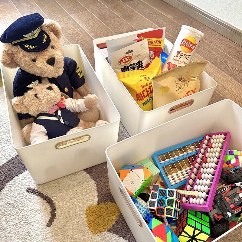 Recommend Storage baskets storage boxes dormitory plastic storage boxes with lids to organize boxes