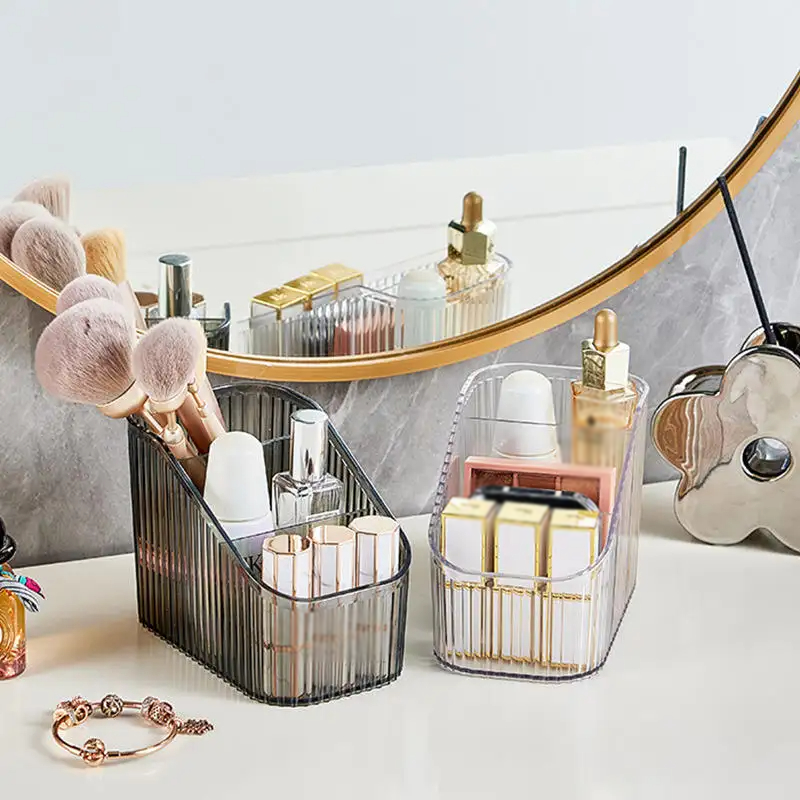 Choice Fun cosmetic beauty make up organizer Drawer Light Luxury Beauty Transparent Plastic Acrylic Desk Stationary Organiser