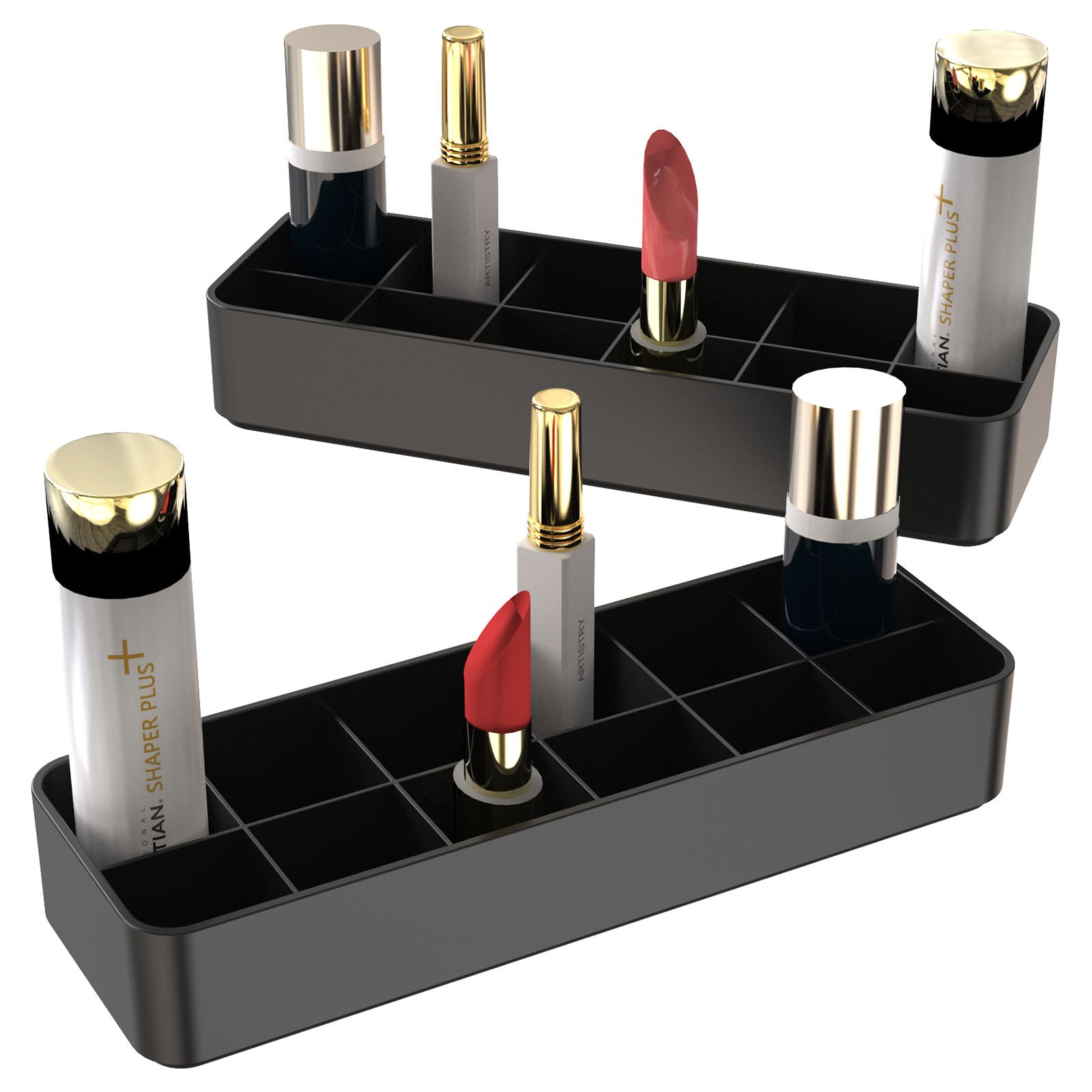 Dustproof Home Storage Organization Desk Cosmetic Storage Containers Make up Organizer Makeup Storage Boxes Bins with Drawer