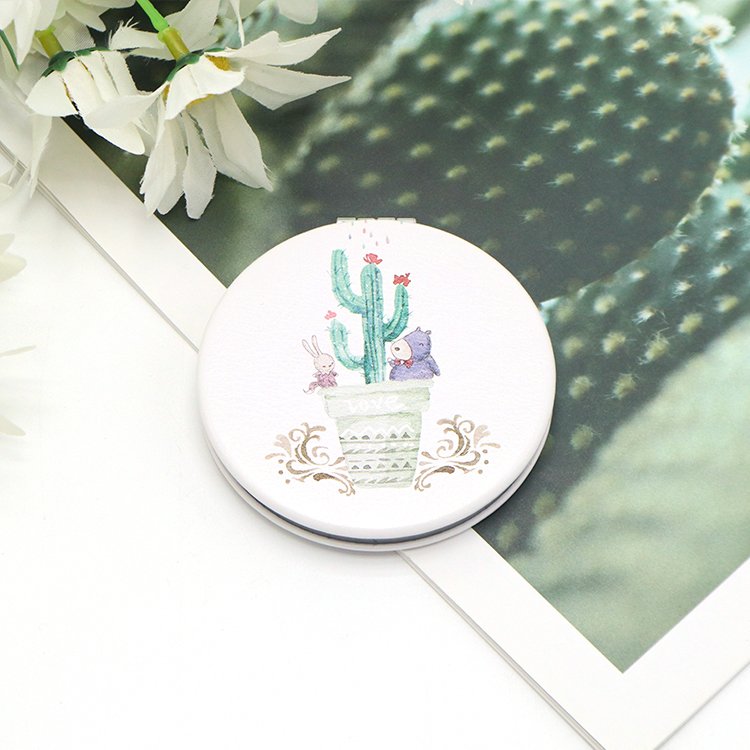 Hot Selling Classic Circular Travel Portable Folding Round Gift Compact Mirror
