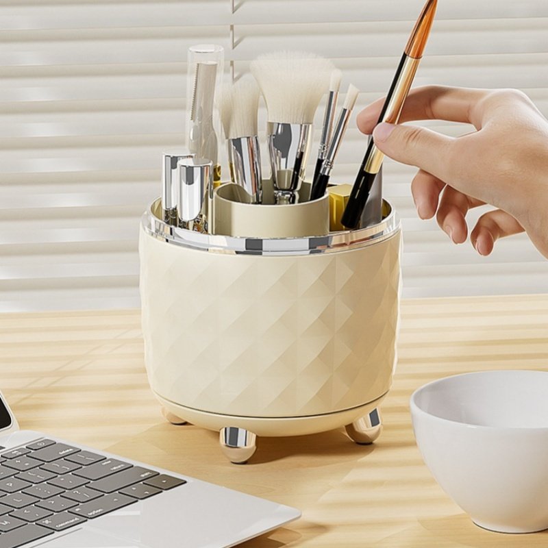 Rotatable Make Up Organizer Storage Organizers 360 Degree Rotating Makeup Brush Holder makeup organizer storage box