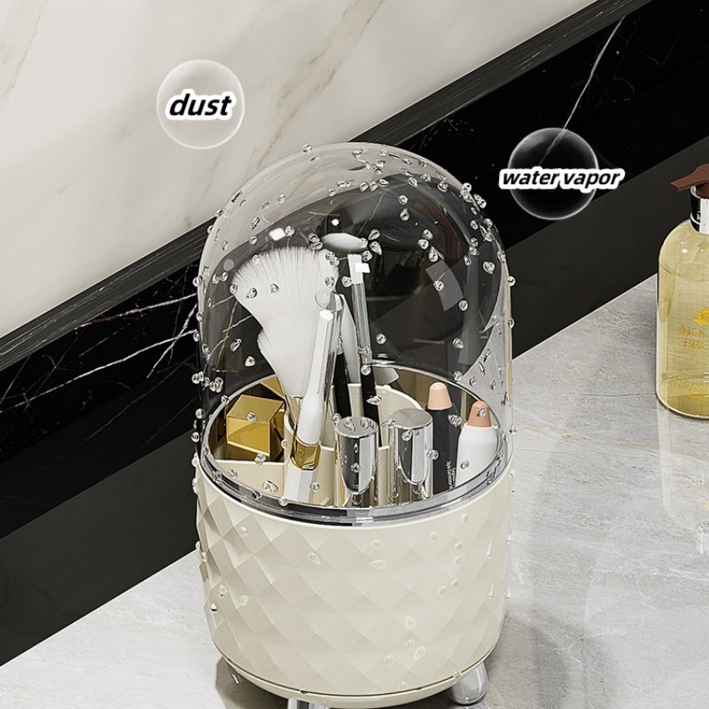 Rotatable Make Up Organizer Storage Organizers 360 Degree Rotating Makeup Brush Holder makeup organizer storage box