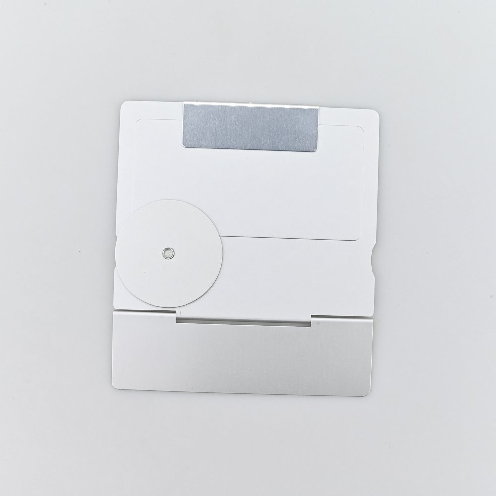 Promotional Metal Folding Perpetual Table Calendar Aluminum Permanent Calendar For Gift