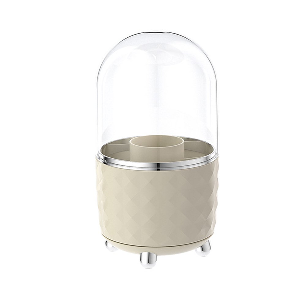 Hot Sale Desktop 360 Rotating Makeup Brush Organizer Dust-proof Cosmetic Storage Organizer Box Pencil Case Lipstick Organizer