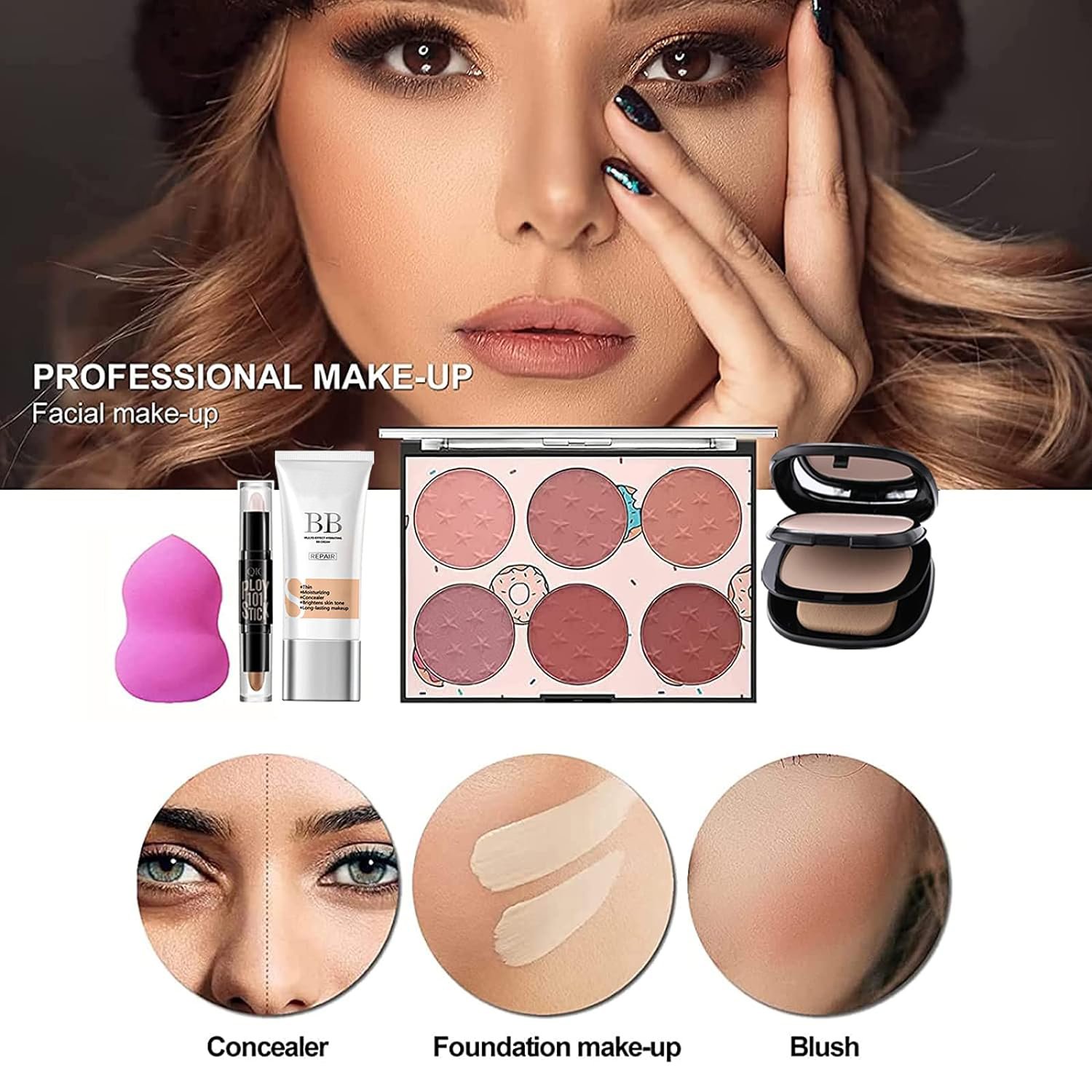 Beauty Products Women Makeup Set Woman Foundation Professional Pencil Mascara Make Up Set Women Makeup Sets