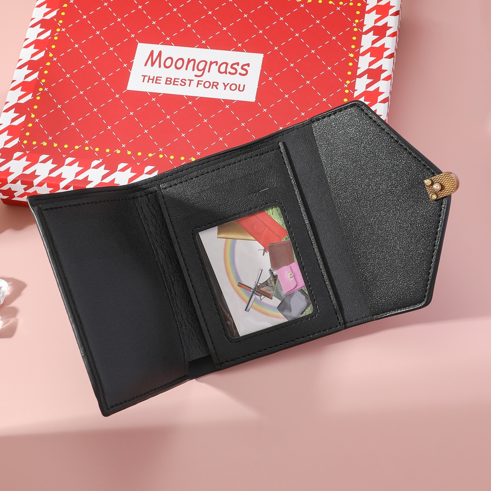 Wholesale 5pcs/set women's fashionable and minimalist light luxury watch wallet clip makeup mirror cover gift wedding gifts
