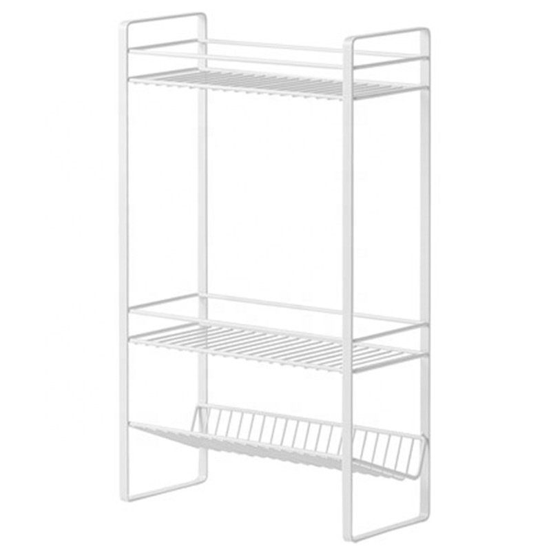 Modern Decorative bathroom accessories 3 tiers makeup organizer shelf storage organizer rack