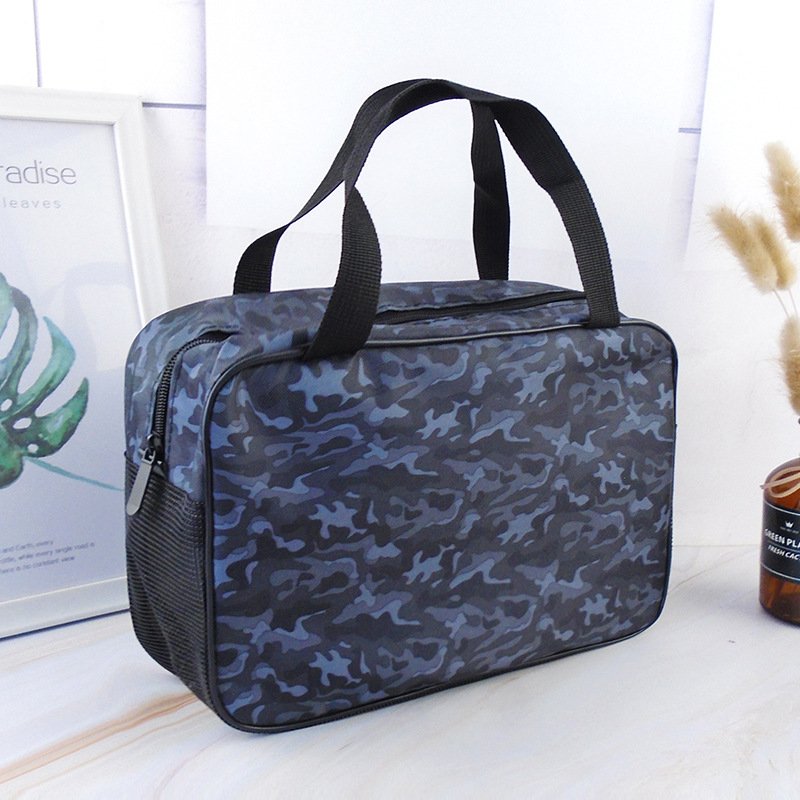 Factory Wholesale Waterproof Travel Toiletry Bag Cute Corduroy Cosmetics Bag Large Makeup Bag with Handle