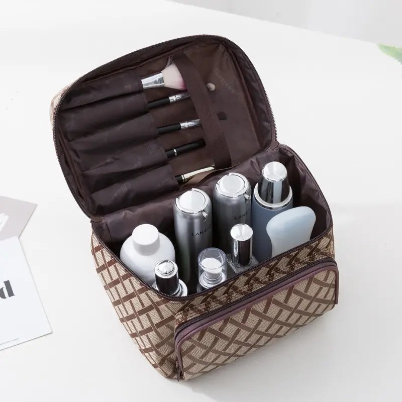 Multipurpose Cosmetic Bags Travel Large Capacity Makeup Storage Handbag Bathroom Toiletries Organize Pouch Accessories Supplies
