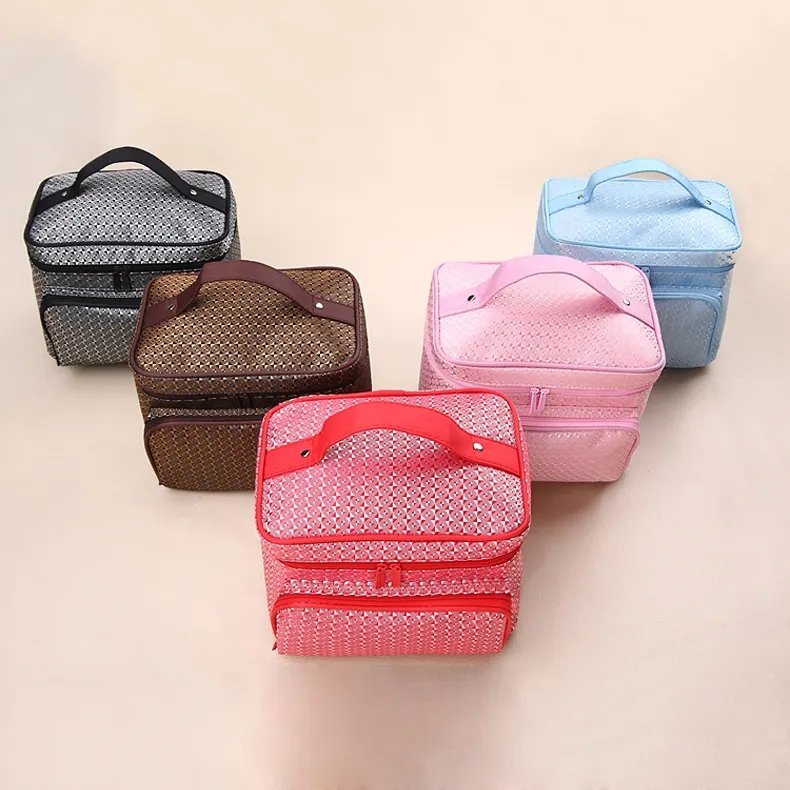 Multipurpose Cosmetic Bags Travel Large Capacity Makeup Storage Handbag Bathroom Toiletries Organize Pouch Accessories Supplies