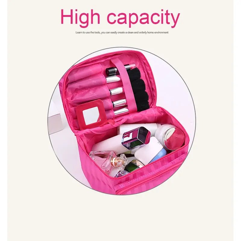 Multipurpose Cosmetic Bags Travel Large Capacity Makeup Storage Handbag Bathroom Toiletries Organize Pouch Accessories Supplies
