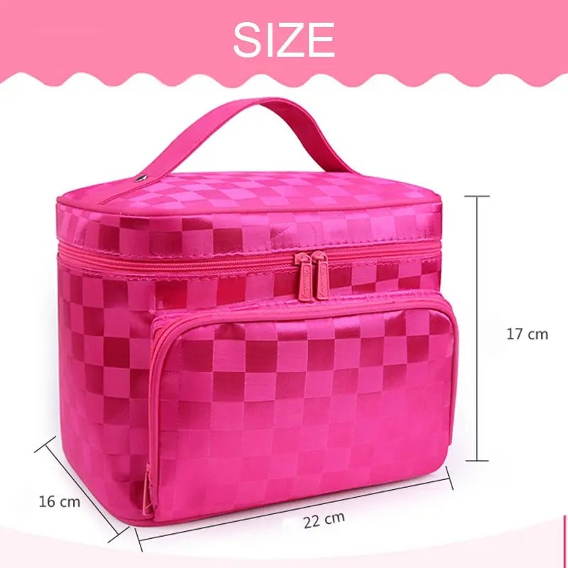 Multipurpose Cosmetic Bags Travel Large Capacity Makeup Storage Handbag Bathroom Toiletries Organize Pouch Accessories Supplies