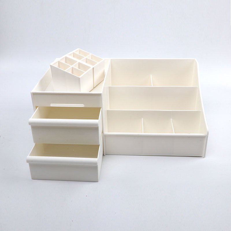 Large Capacity Drawer Type Cosmetics Storage Box Makeup Organizers Desktop Finishing Dresser Skin Care Lipstick Plastic Shelf