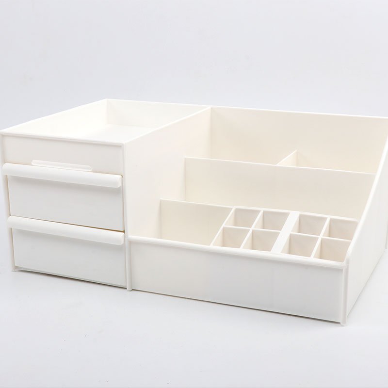 Large Capacity Drawer Type Cosmetics Storage Box Makeup Organizers Desktop Finishing Dresser Skin Care Lipstick Plastic Shelf
