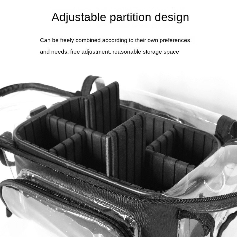 Custom Travel Transparent Waterproof Beach Zipper Cosmetic Wash Bag Pouch TSA Clear PVC Toiletry Bag With Handle