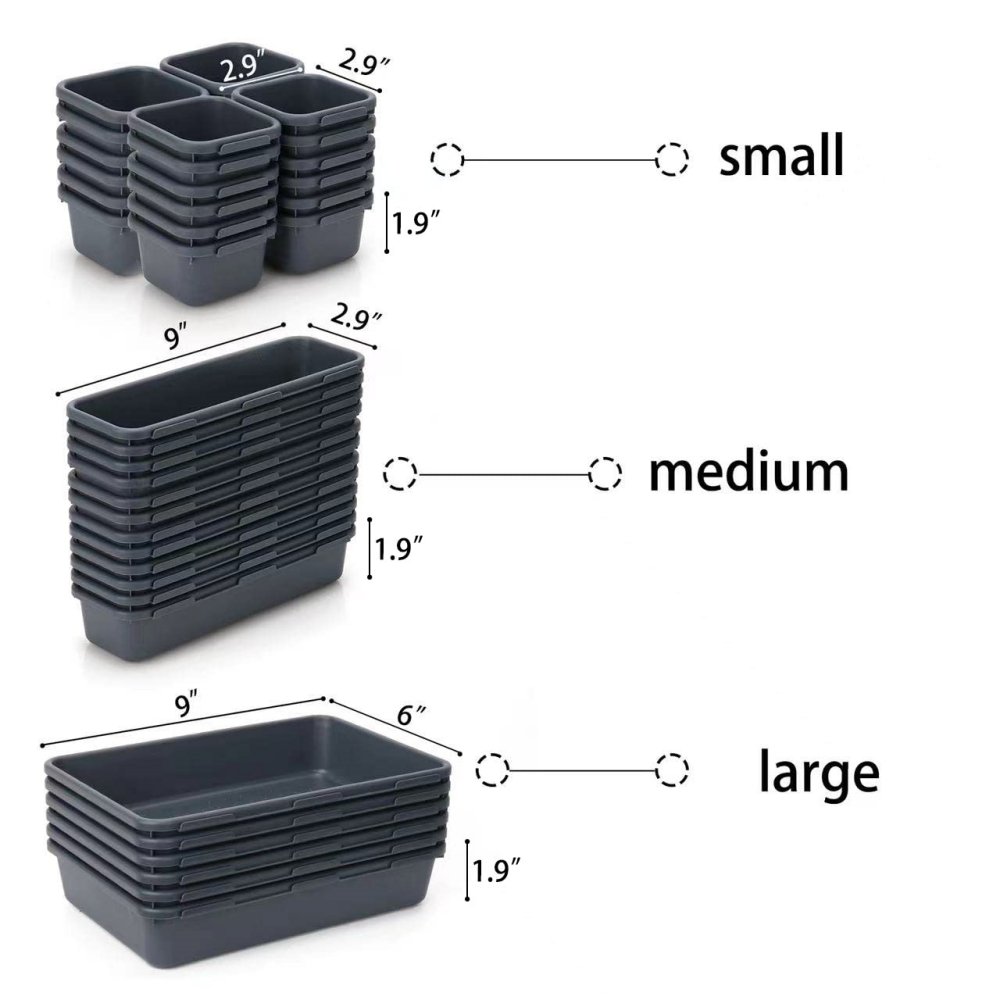 Multifunction Desk Drawer Organizer Tray and Accessories Office Organization for Desk Storage Organization