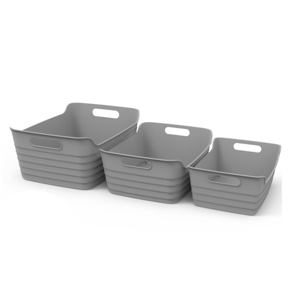 Premium Quality Customized Wholesale Plastic Large Boxes extra large stitch basket Multi Size Utility Plastic Storage Organize