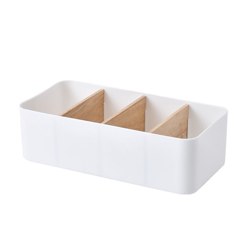 Eco-Friendly Plastic Desk Organizer Office Storage Box Drawer Container Makeup Household Storage Organizer Plastic Desk Box