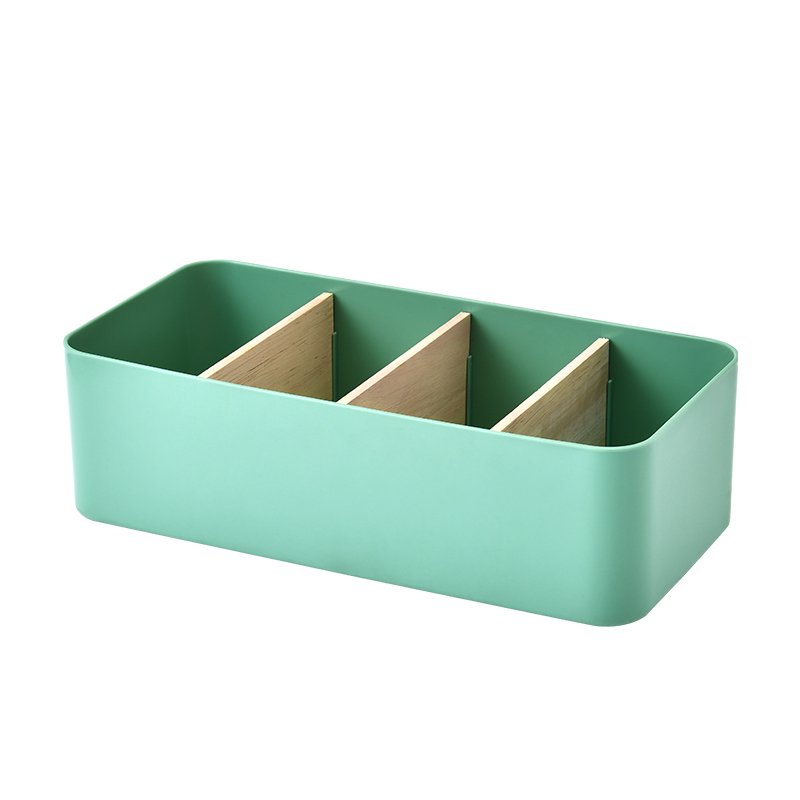Eco-Friendly Plastic Desk Organizer Office Storage Box Drawer Container Makeup Household Storage Organizer Plastic Desk Box