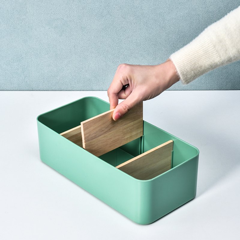 Eco-Friendly Plastic Desk Organizer Office Storage Box Drawer Container Makeup Household Storage Organizer Plastic Desk Box