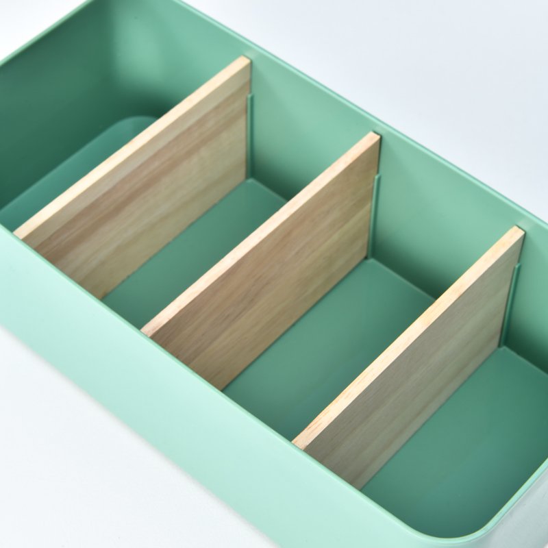 Eco-Friendly Plastic Desk Organizer Office Storage Box Drawer Container Makeup Household Storage Organizer Plastic Desk Box