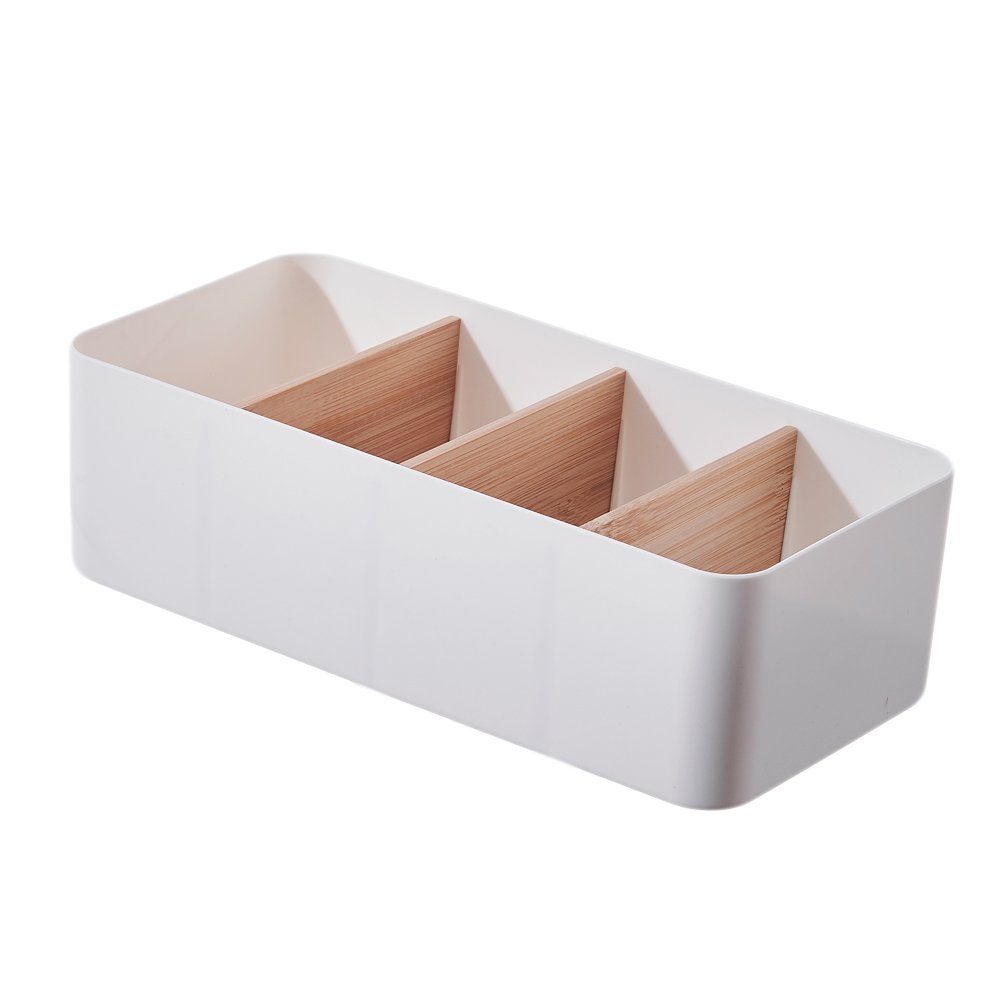 Eco-Friendly Plastic Desk Organizer Office Storage Box Drawer Container Makeup Household Storage Organizer Plastic Desk Box