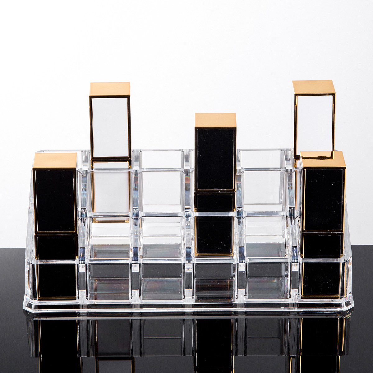 Wholesale 18 Comp Makeup Storage Lipstick Organizer Cosmetic Display Case Organizers and Storage With Factory latest