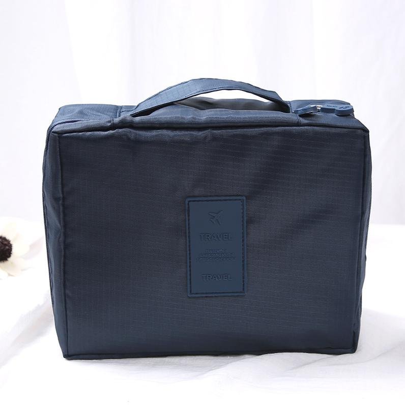 Makeup Travel Bag Ladies Sublimation Hanging Toiletry Silicone Wholesale For Women Waterproof Black Professional accessories bag