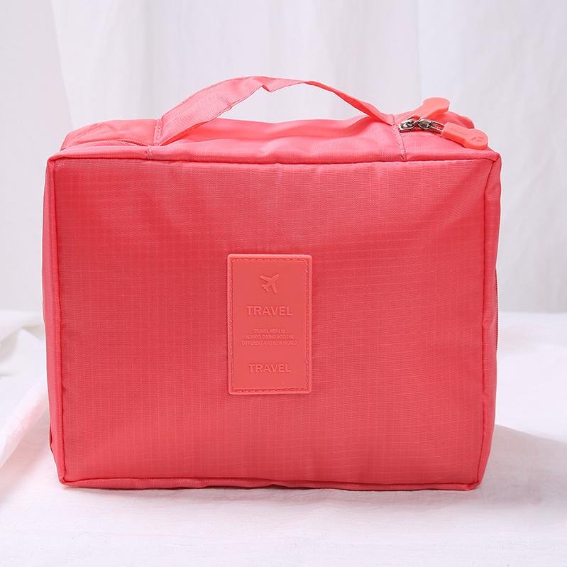 Makeup Travel Bag Ladies Sublimation Hanging Toiletry Silicone Wholesale For Women Waterproof Black Professional accessories bag