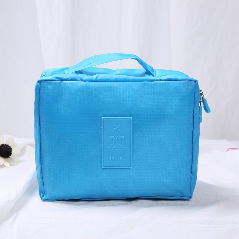 Makeup Travel Bag Ladies Sublimation Hanging Toiletry Silicone Wholesale For Women Waterproof Black Professional accessories bag