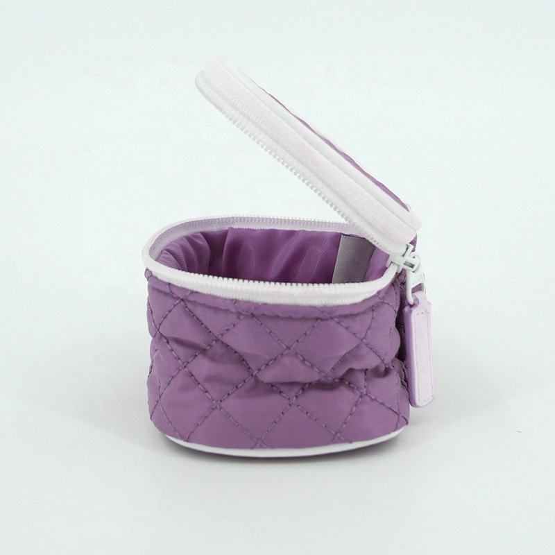 Travel Makeup Women Cotton Quilted Makeup Bag Large Travel Cosmetic Bag Aesthetic Cute Bag