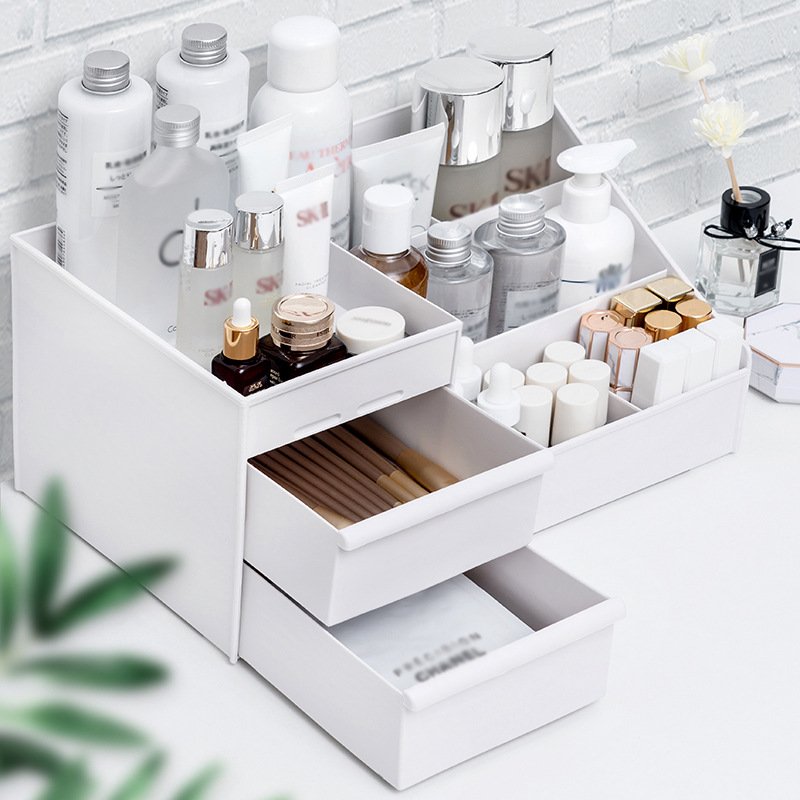 Countertop Organizer for Cosmetics Box Desk Organizer with Drawers for Cosmetics Jewelry Makeup Organizer With Drawers